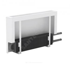 Конвектор настенный концевой Универсал ТБ КСК 20 (малой глубины) 0.655кВт двухтр с т/клапаном (пр) Danfoss 013G1810 бок/п НР 3/4" прав ТЗПО