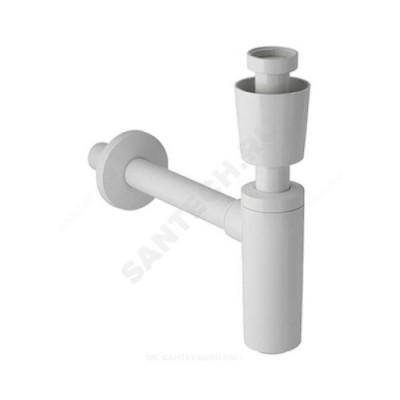 Сифон для умывальника бутылочный 1 1/4" с прямой трубкой 40мм без выпуска Geberit 151.035.11.1
