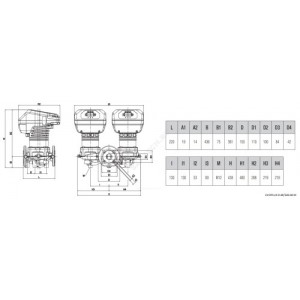 Насос циркуляционный с мокрым ротором EVOPLUS D 100/280.50 M DAB 60151011