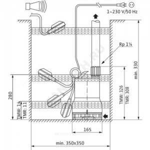 Насос дренажный TMW 32/11 HD Wilo 4048715
