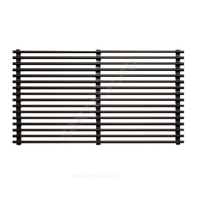 Решетка продольная B=320мм H=15мм алюминий шаг 10 мм цвет латунь Mohlenhoff DL15.320-16-EV3