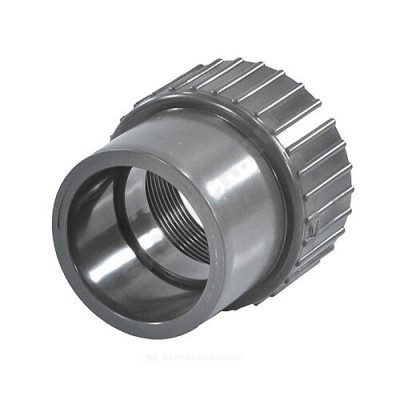 Втулка НПВХ под клеевое соед переходная Дн 63х2" Ру10 ВР Агригазполимер 206-055