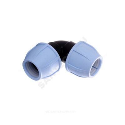 Отвод компрессионный ПЭ Дн 75х90гр Ру10 RTP (РосТурПласт) 17415