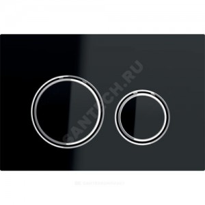 Кнопка для инсталляции Sigma 21 черный/черный хром Geberit 115.884.SJ.1