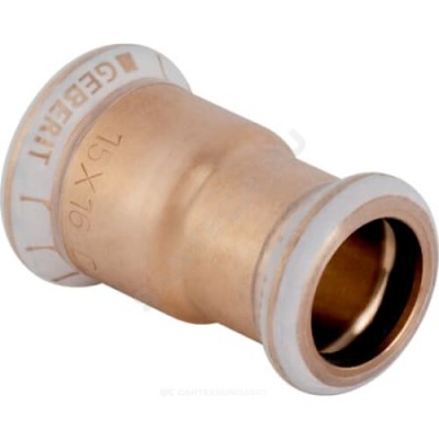 Муфта бронза переходная Дн 15х16 пресс Mapress Geberit 62022