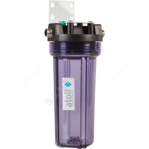 Фильтр магистральный умягчающий пластик I-11SC-s STD 1-ст Slim Line Atoll ATEFIN015