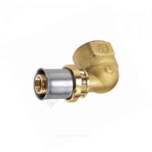 Угольник МП/PE-X латунь пресс Дн 40х1 1/2"х90гр ВР RM129 Giacomini RM129Y076