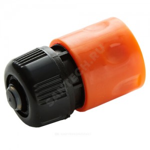 Соединитель пластик с аквастопом для шланга Дн 12 (1/2") ПП-0012 Зеленый луг Гидроагрегат 0R-00004057