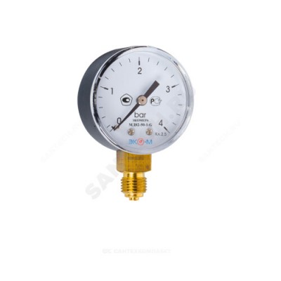 Манометр МД 02 радиальный Дк50мм 0-4 бар G1/4" ЭКОМЕРА