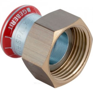 Муфта сталь углеродистая Дн 88,9х3 1/2" G пресс/нак/гайка Mapress Geberit 25046