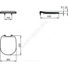 Сиденье для унитаза Connect дюропласт Ideal Standard E772301
