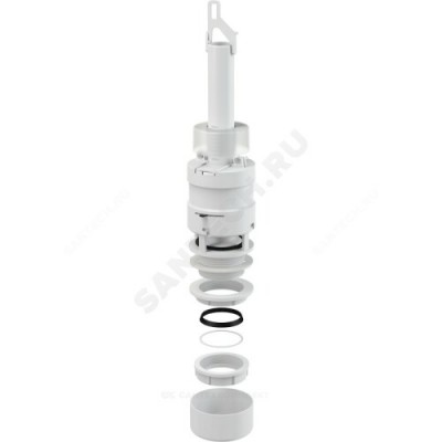Арматура для низкорасположенного бачка A93 сливная шток 2/реж Alca Plast A07