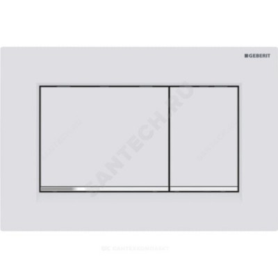 Кнопка для инсталляции Sigma 30 белый матовый лак/хром глянцевый Geberit 115.883.JT.1