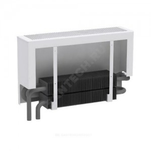 Конвектор настенный концевой Универсал ТБ-С НП КСК 20 (средней глубины) 2.819кВт двухтр с т/клапаном (угл) Danfoss 013G2152 ниж/п ВР 1/2" лев ТЗПО