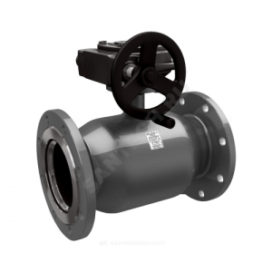 Кран шаровой сталь КШ.Ц.Ф.Р Ду 400 Ру16 фл с редуктором полнопроходной LD КШ.Ц.Ф.Р.400.016.П/П.02