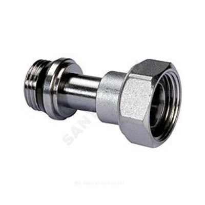 Отвод телескопический R173TG 1/2" НР/нак. гайка штуцер с герметичной прокладкой Giacomini R173X037