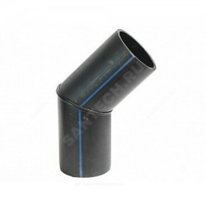 Отвод сварной ПЭ100 SDR17 Дн 355х30гр Ру10 Россия