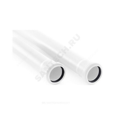 Труба PP-H с раструбом белая Дн 32х1,8 б/нап L=0,25м в/к RTP (РосТурПласт) 27512