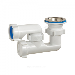 Сифон для поддона регулируемый 1 1/2"x40 выпуск с нержавеющей решёткой D=70мм Орио А-8258