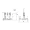 Установка повышения давления Hydro MPC-E 3 CRE45-3 Grundfos 98439509