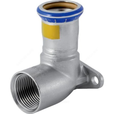 Водорозетка сталь нерж Дн 22х3/4" пресс/ВР для газоснабжения L=51мм Mapress Geberit 34138