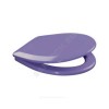 Сиденье для унитаза Серия К фиолетовое полипропилен универсальное Орио К-08-2