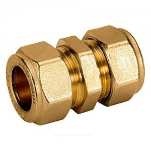 Муфта латунь Дн 15 обжим 310 Giacomini 310Y004