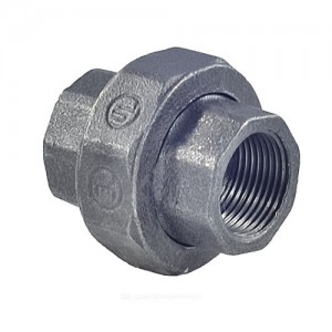 Соединитель прямой американка чугун Ду 15 (1/2") ВР/ВР конусный Fittex PLUS