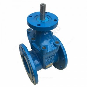 Задвижка чугун VOC4241CM аналог МЗВ обрезиненный клин Ду 100 Ру16 до +110 фл под эл/привод Tecofi VOC4241CM-00EP0100