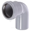 Отвод PP-H серый Дн 40х87гр б/нап в/к RTP (РосТурПласт) 16739