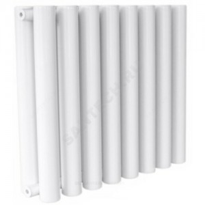 Радиатор трубчатый Гармония 2-500 17 секций с т/клапаном с нижней подводкой ВР G 1/2" RAL 7048 (Перламутровый мышино-серый) КЗТО