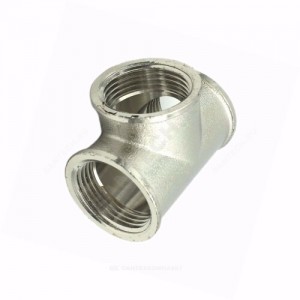 Тройник латунь никель Ду 32 (1 1/4") ВР/ВР Китай