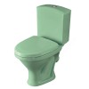 Унитаз-компакт Вест салатовый нижний подвод косой выпуск 1/реж полипропилен Santeri