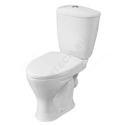 Унитаз-компакт Версия белый нижний подвод косой выпуск 1/реж полипропилен Santeri 1.P401.5.S00.00B.F