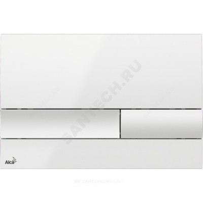 Кнопка для инсталляции белая Alca Plast M1730