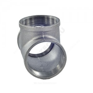 Тройник прямой чугун Ду 15 (1/2") ВР/ВР Fittex PLUS