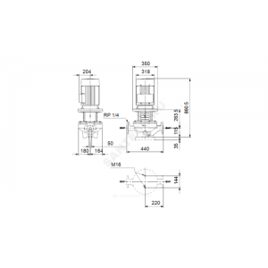 Насос ин-лайн с сухим ротором TP 50-710/2-A-F-B-BAQE PN16 3х380-415/660-690В/50 Гц Grundfos 96087210
