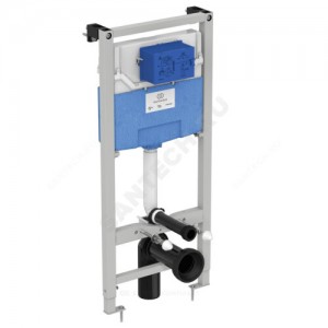 Комплект 3 в 1 TESI AquaBlade унитаз подвесной + инсталляция без кнопки смыва + сиденье дюропласт микролифт Ideal Standard T3868V1.