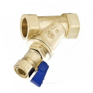 Фильтр сетчатый Y-образный латунь Ду 15 Ру25 Тмакс=120 oC Rp1/2" ВР 114 со сливным краном OR 0114.515