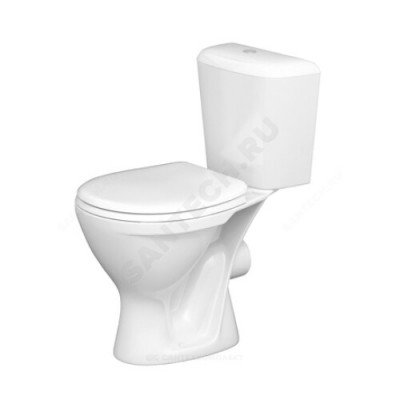 Унитаз-компакт PRO белый нижний подвод горизонт/выпуск 1/реж полипропилен Santeri 1.P215.5.S00.00B.F