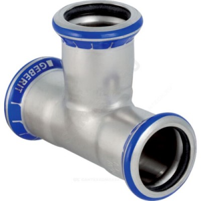 Тройник сталь нерж Дн 76,1 пресс Mapress Geberit 31009