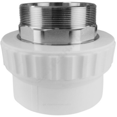 Муфта PP-R комбинированная под ключ белая НР Дн 50х2" VALFEX 10135150