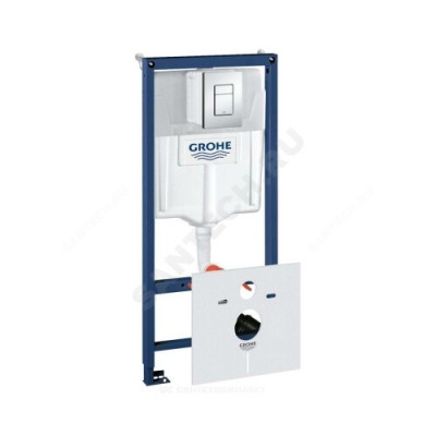 Инсталляция для подвесного унитаза Rapid SL с кнопкой смыва Skate Cosmopolitan Grohe 38775001