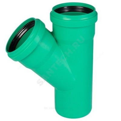 Тройник PP-MD зелёный KG2000 KG2000EA Дн 200х160х45гр б/нап в/к Ostendorf 772560
