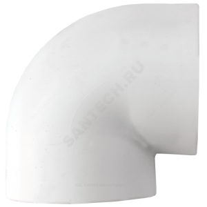 Угольник PP-R белый внутренняя пайка Дн 50х90гр RTP (РосТурПласт) 10834