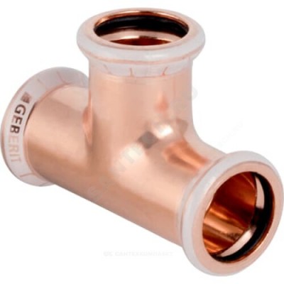 Тройник медь равнопроходной Дн 42 пресс Mapress Geberit 61007