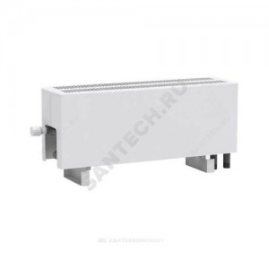 Конвектор напольный концевой КПНК-20 2.1кВт двухтр с т/клапаном (угл) Danfoss 013G2152 ниж/п ВР 1/2" прав ТЗПО