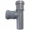 Тройник PP-H серый Дн 110х110х45гр б/нап в/к Политэк 201145