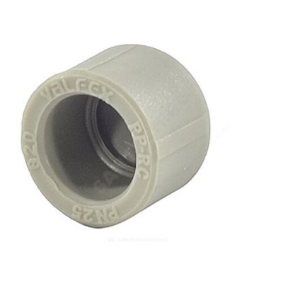 Заглушка (пробка) PP-R серая внутренняя пайка Дн 75 VALFEX 10162075Г