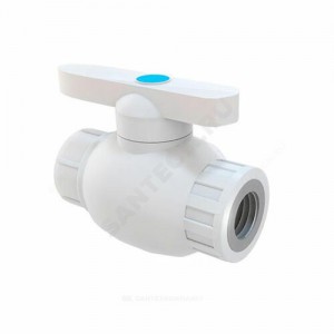 Кран PP-R шаровой белый ВР Дн 25х3/4" RTP (РосТурПласт) 21814